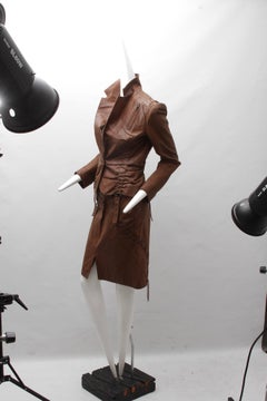 CHRISTIAN DIOR x JOHN GALLIANO, Leather Ensemble "Hardcore Romance", 2003