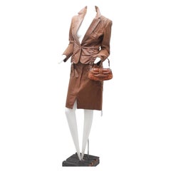 CHRISTIAN DIOR x JOHN GALLIANO, Leather Ensemble "Hardcore Romance", 2003