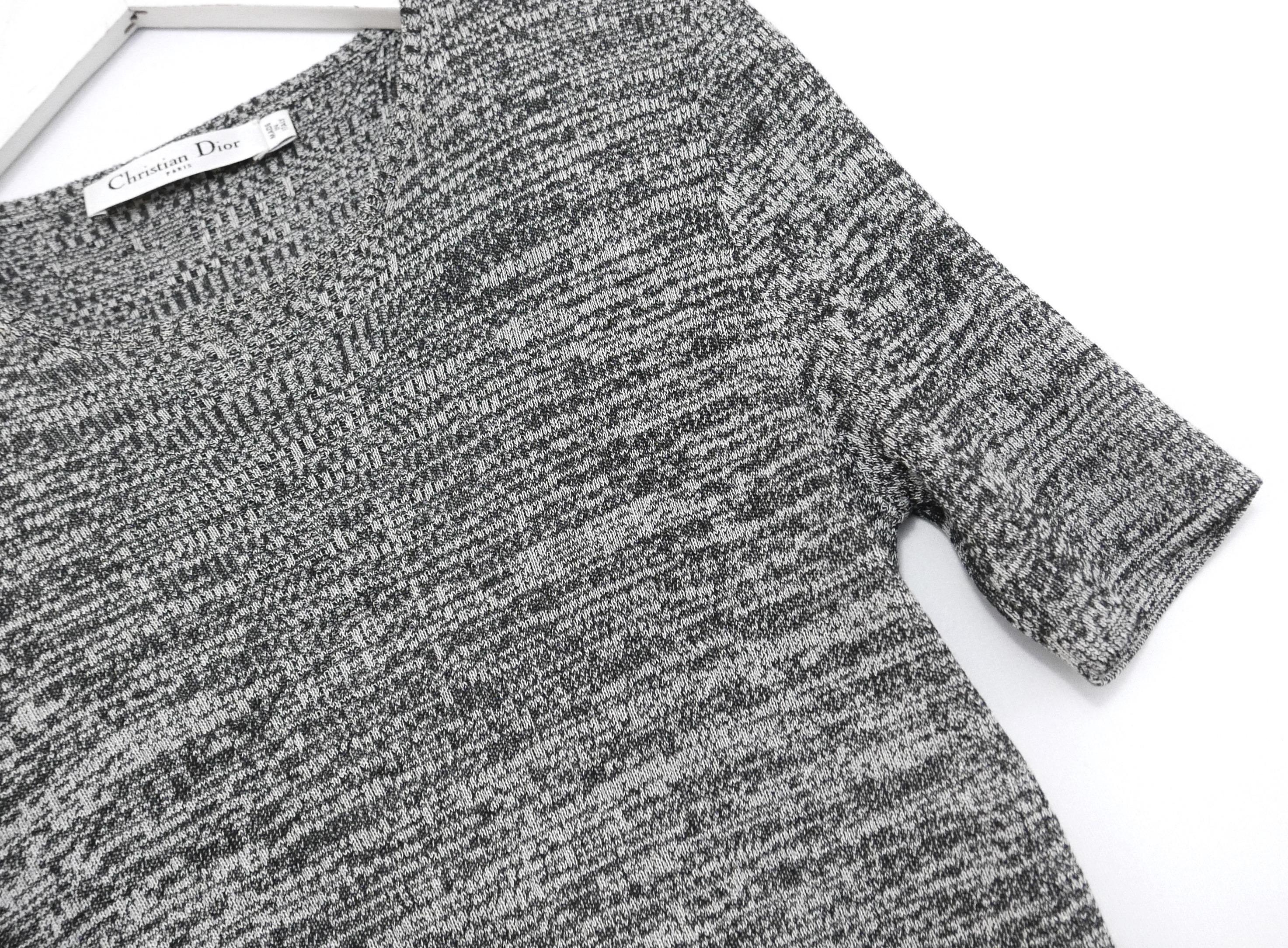 Gris Haut Christian Dior x Raf Simons SS15 à ourlet péplum en vente