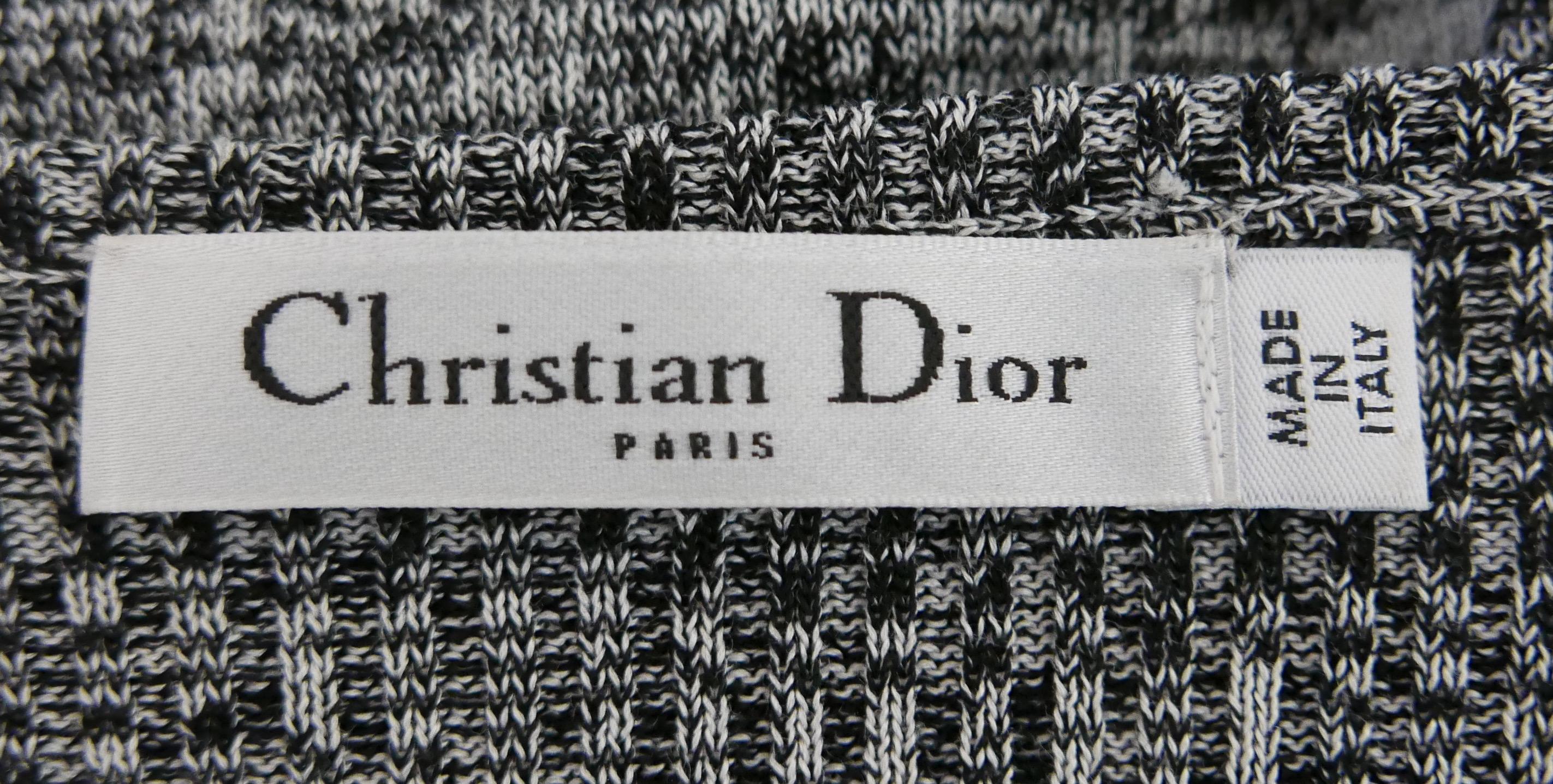 Christian Dior x Raf Simons SS15 Peplum Hem Knit Top  For Sale 2