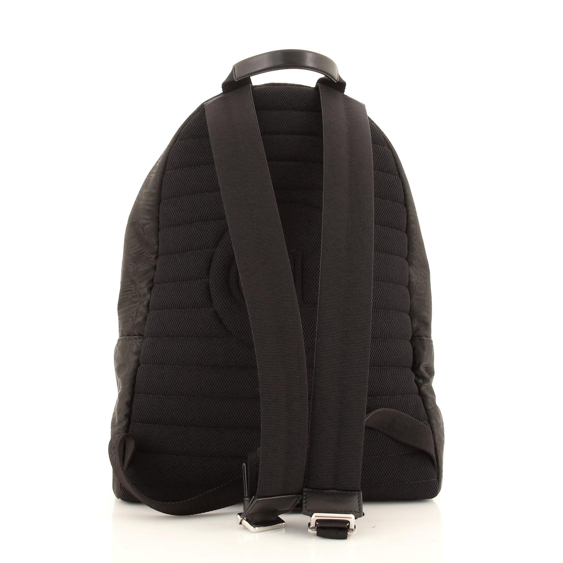 stussy black backpack