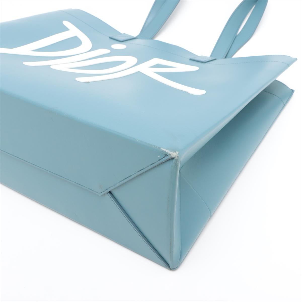 Christian Dior x Shawn Stussy Logo Sac fourre-tout bleu Bon état - En vente à Humacao, PR