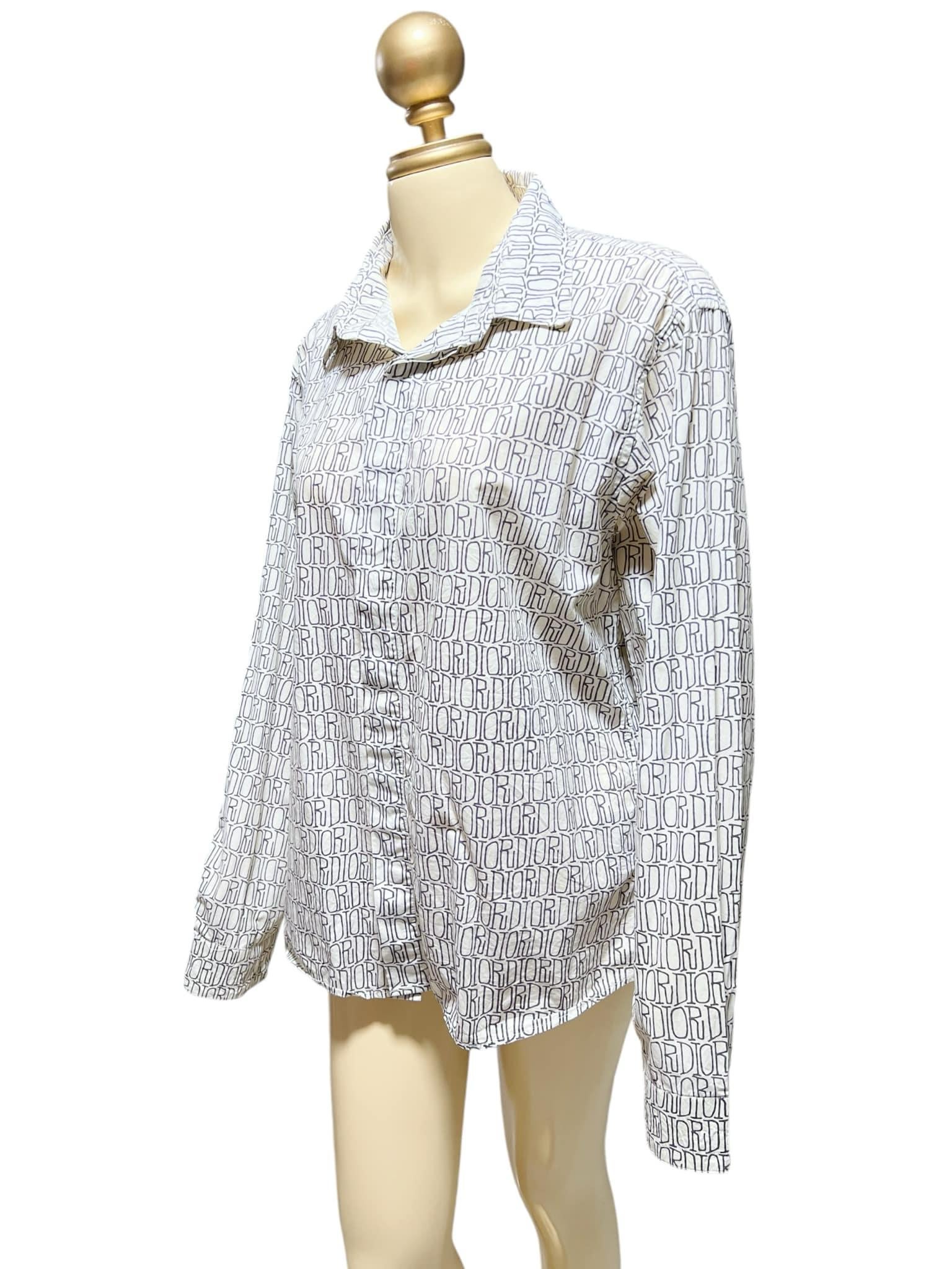 Gray CHRISTIAN DIOR x Shawn Stussy shirt For Sale