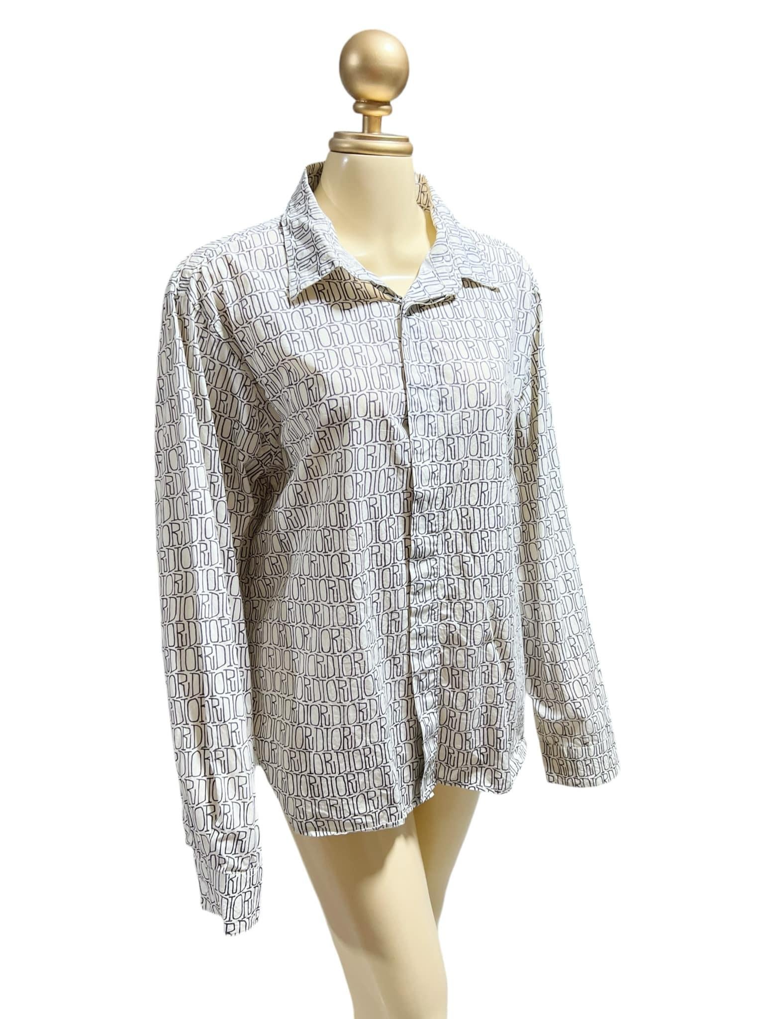 CHRISTIAN DIOR x Shawn Stussy shirt In Good Condition For Sale In Iba, PH