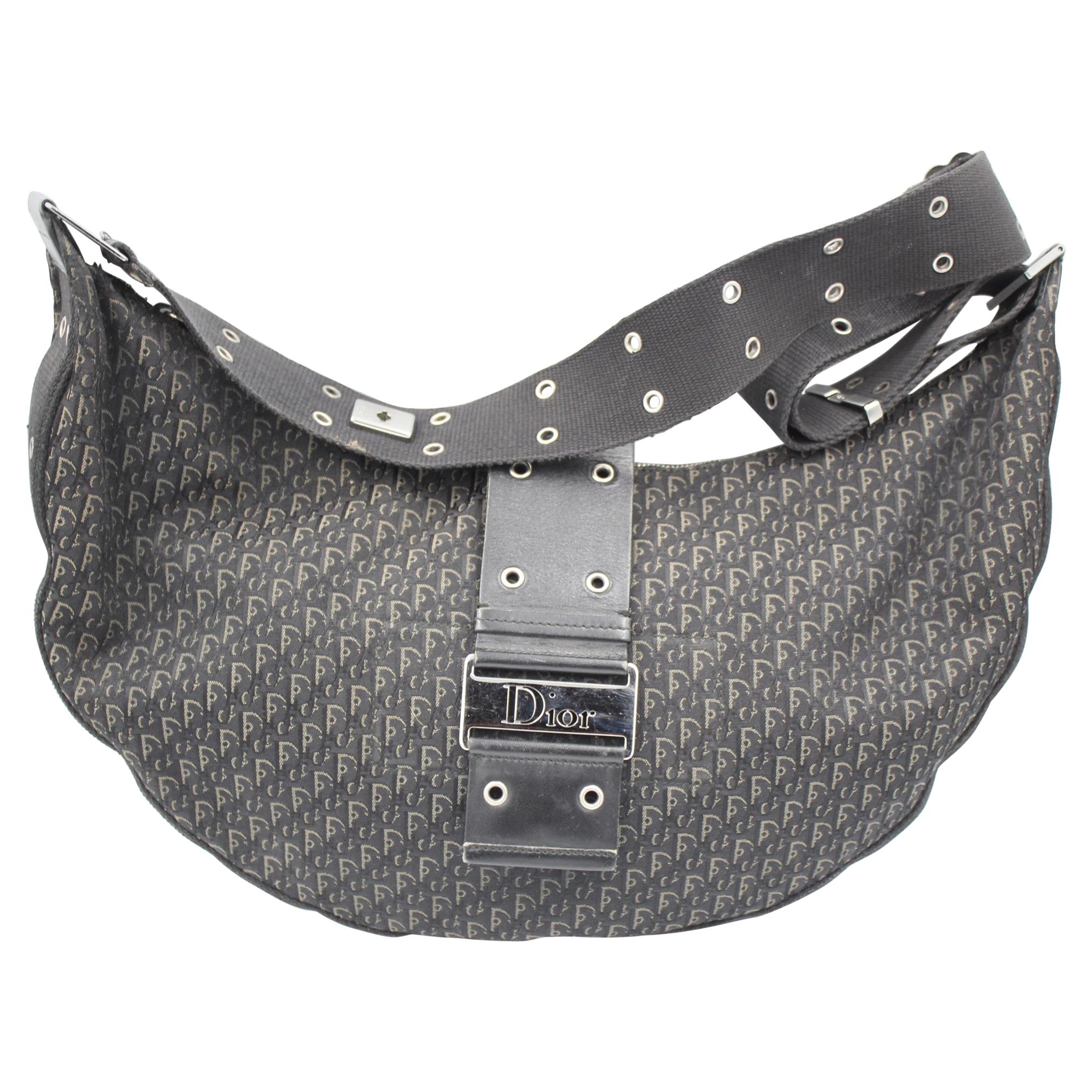 Christian Dior XL Half moon Handbag  with Crossbody Strap