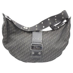 Christian Dior XL Half moon Handbag with Crossbody Strap