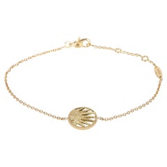 Christian Dior Armband „Rose Celeste“ aus Gelbgold mit Perlmutt und Onyx