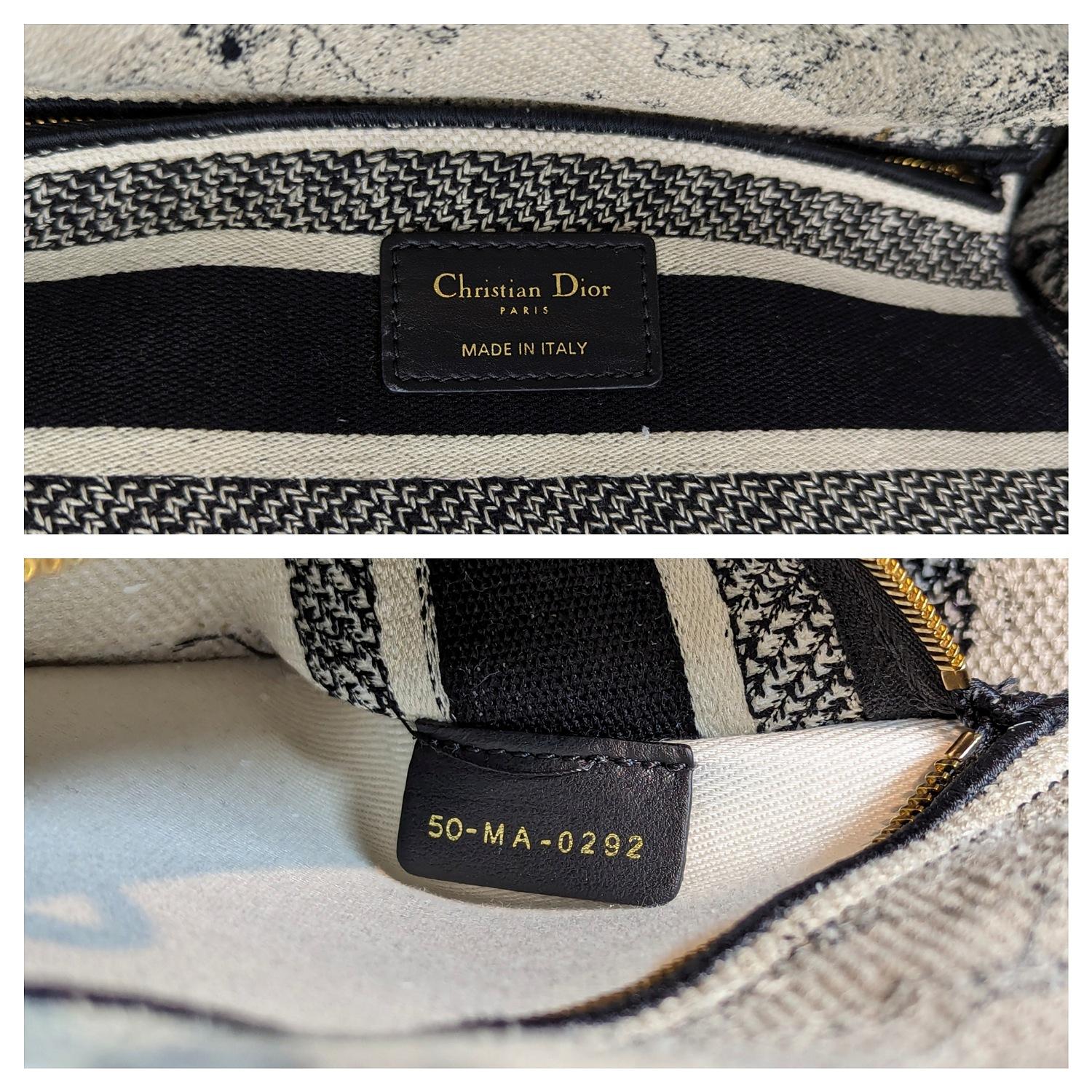 Christian Dior Zodiac Toile De Jouy Medium Lady D-Lite Bag For Sale 5