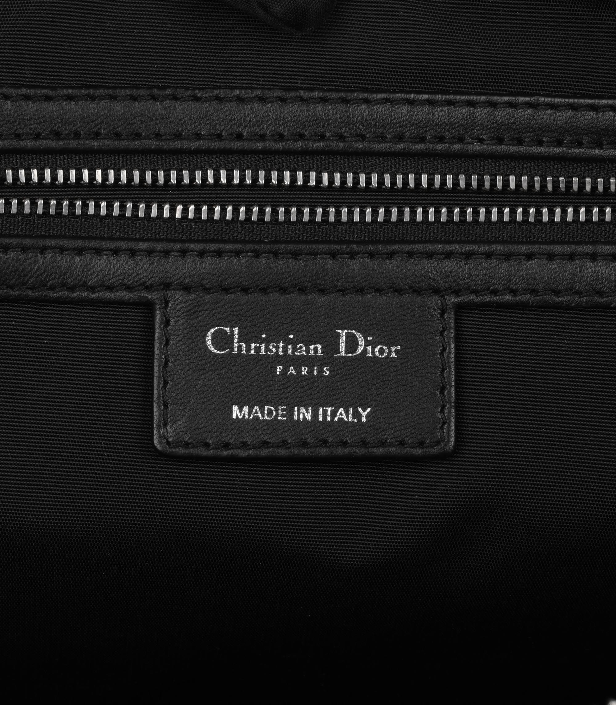 Christian Dior	Schwarz Cannage Gestepptes Lammleder Großes Weiches Lady Dior Tote im Angebot 4
