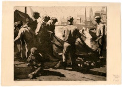 'Mending Nets' —  Cape Ann Regionalism, Rockport