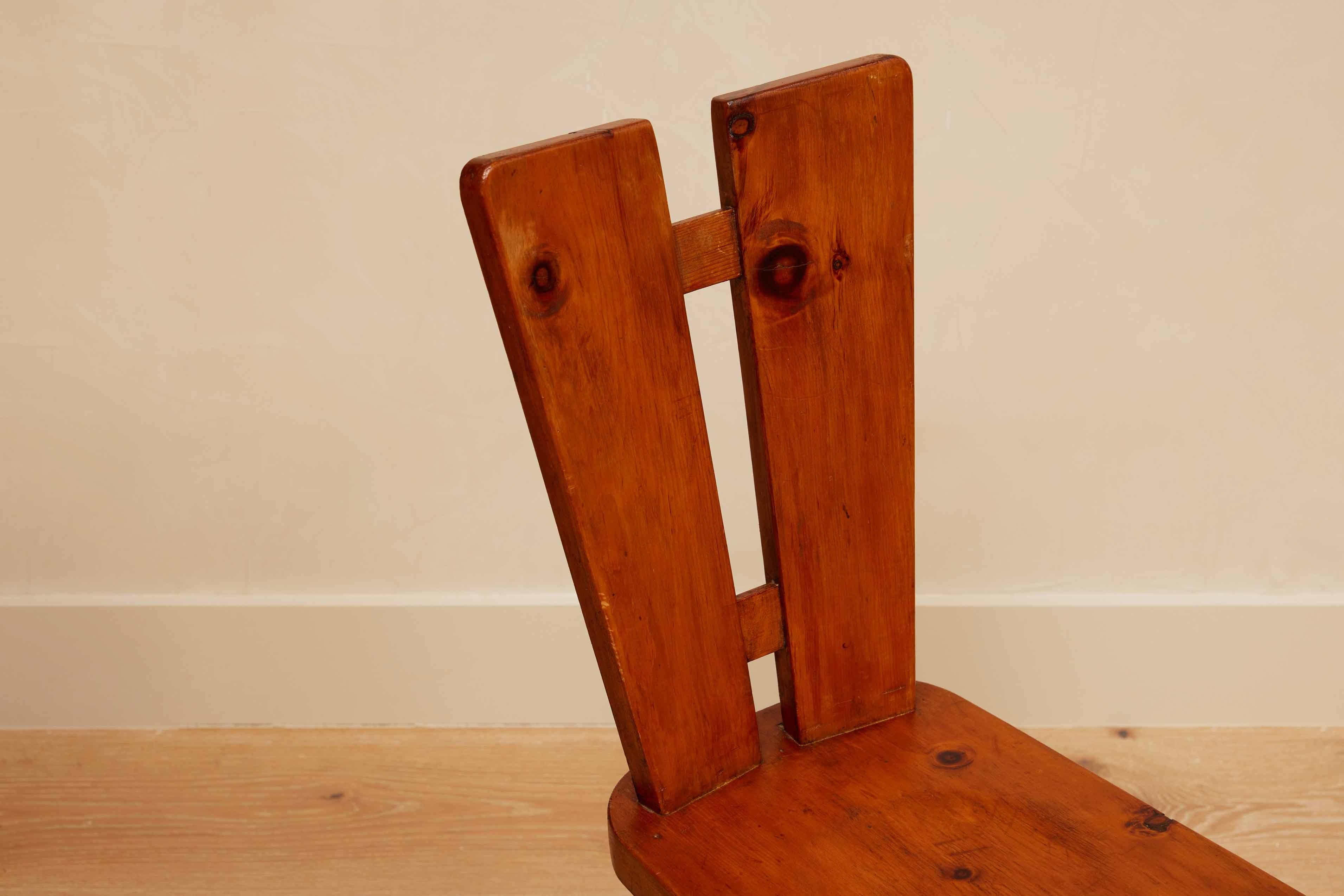 Christian Durupt, Dining Chairs, Pine, France, 1960s In Good Condition For Sale In Santa Monica, CA