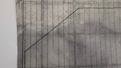 Untitled Mixed Media Artwork, Abstract Geometric, 1980s, Unframed
