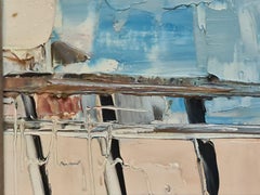 Port de Sète, Modern Landscape Painting, Mid20th Century, After Nicolas de Staël