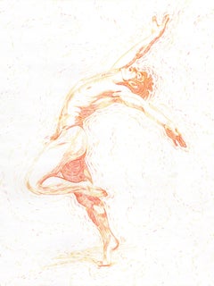 Art contemporain canadien de Christian Frederiksen - Danseur perturbant le champ