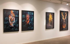 `Cobras and Mongoose`. Oslo-`Residence of Impermanence` animal nature snake fire