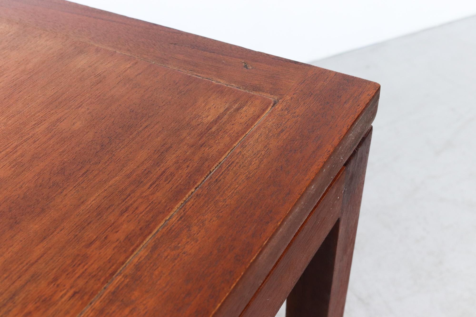 Christian Hvidt Mid-Century Modern Dark Wood Dining Table for Soborg Mobler For Sale 3