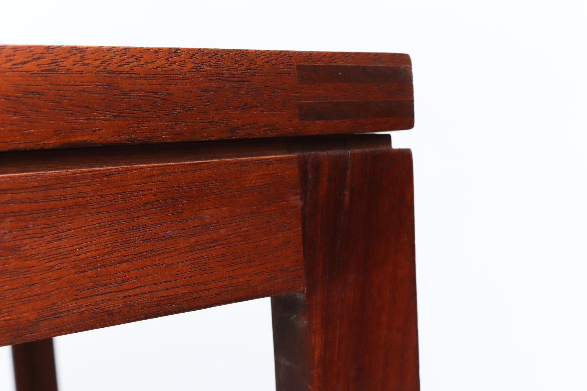 Christian Hvidt Mid-Century Modern Dark Wood Dining Table for Soborg Mobler For Sale 4
