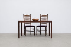 Tavolo da pranzo Mid Century Mobler di Christian Hvidt in legno scuro per Soborg Mobler