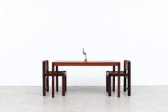 Christian Hvidt Mid-Century Modern Dark Wood Dining Table for Soborg Mobler