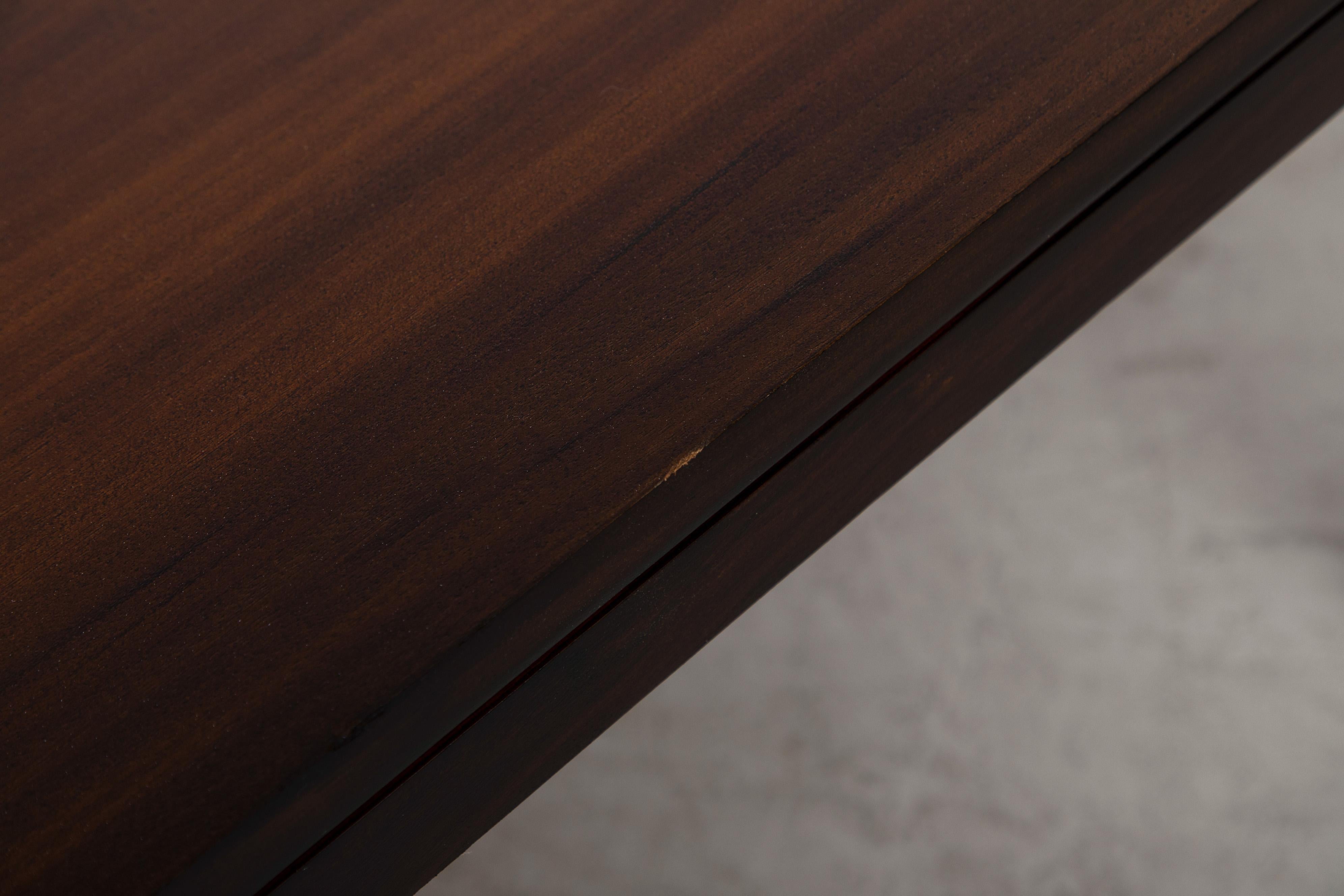 Christian Hvidt Mid-Century Modern Dark Wood Dining Table for Soborg Mobler 2
