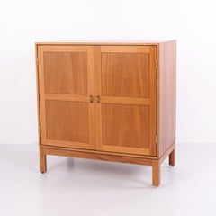 Christian Hvidt Solid Mahogany Cabinet Module with Brass Handles, 1960