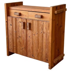 Christian IV Danish Pine Cabinet by Hans Frydendal