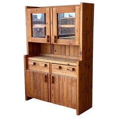 Christian IV Danish Pine Cabinet by Hans Frydendal