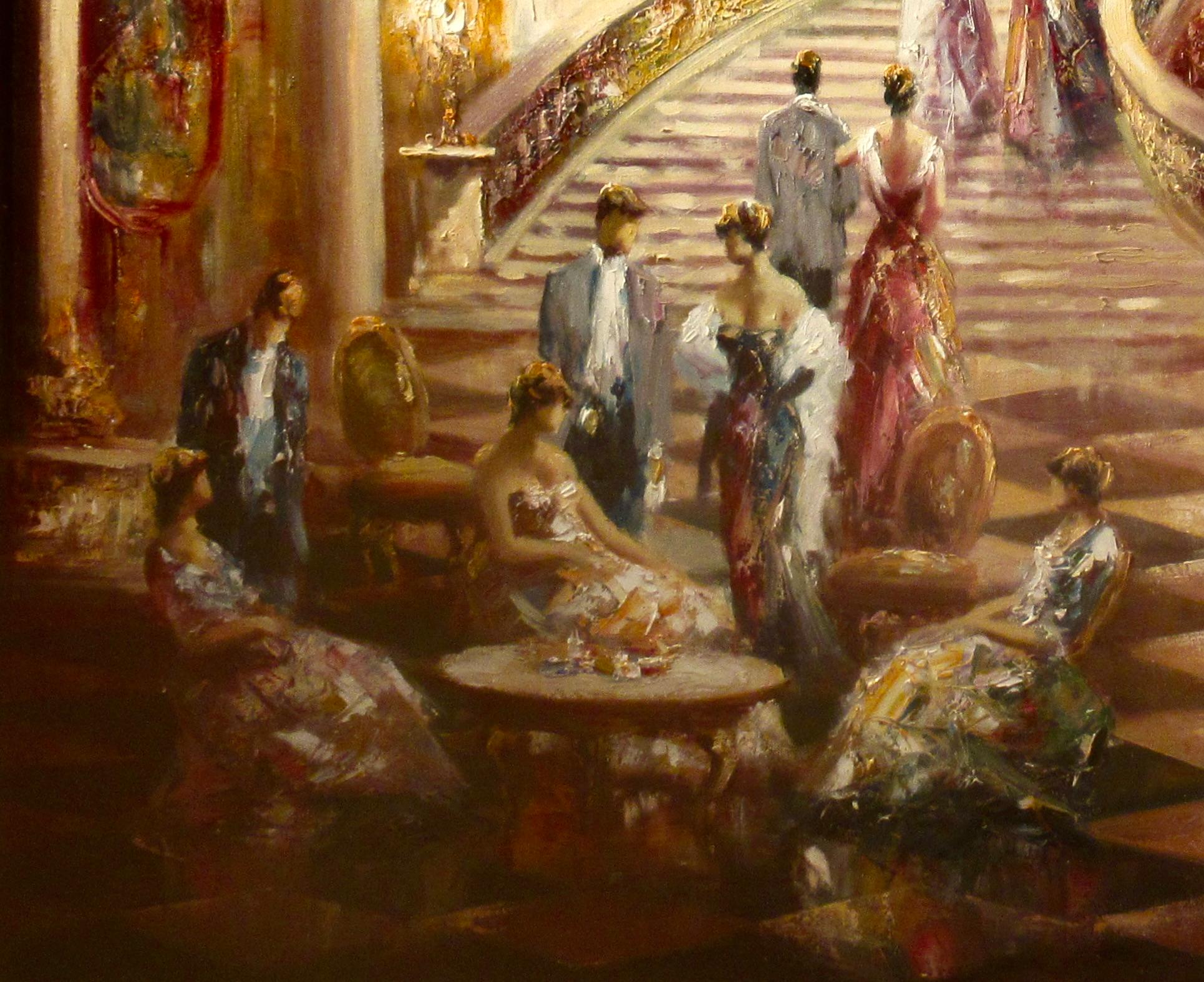Ballroom - Impressionist Painting by Christian Jereczec