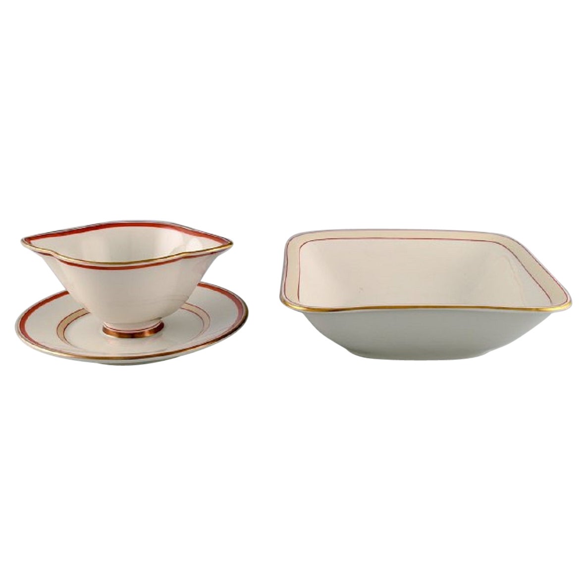 Bol et saucière « The Spanish Pattern » de Christian Joachim, Royal Copenhagen
