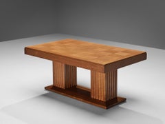 Tavolo Christian Krass in Oak con piano intarsiato