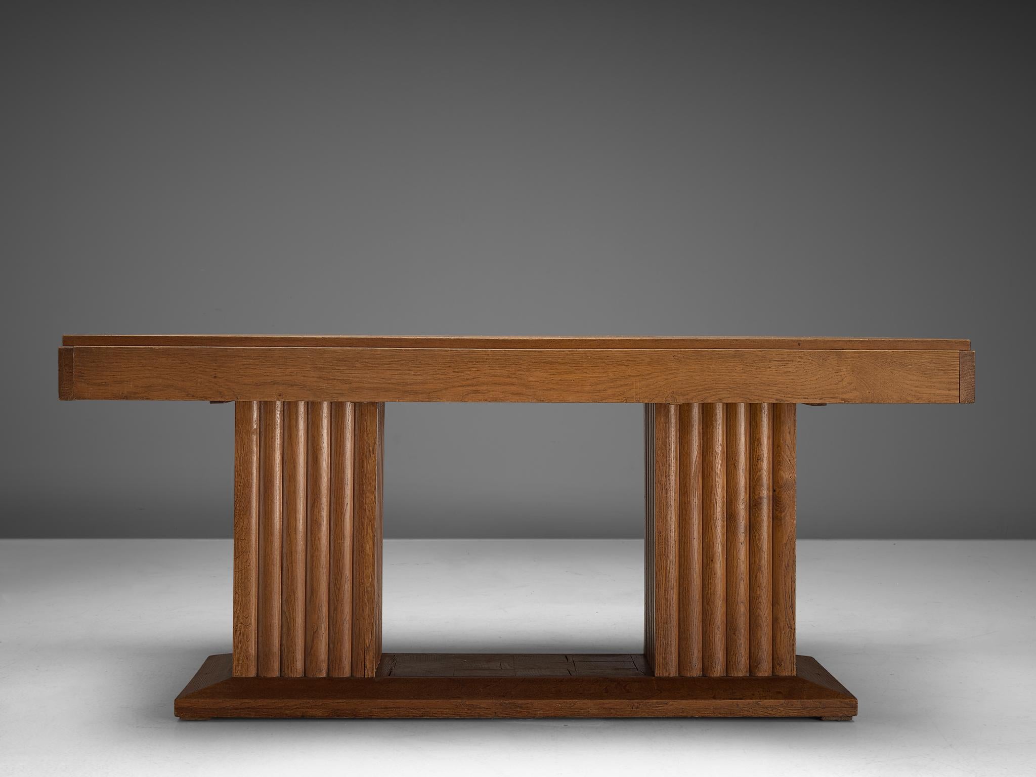 Art Deco Christian Krass Table with Inlayed Top, 1930s