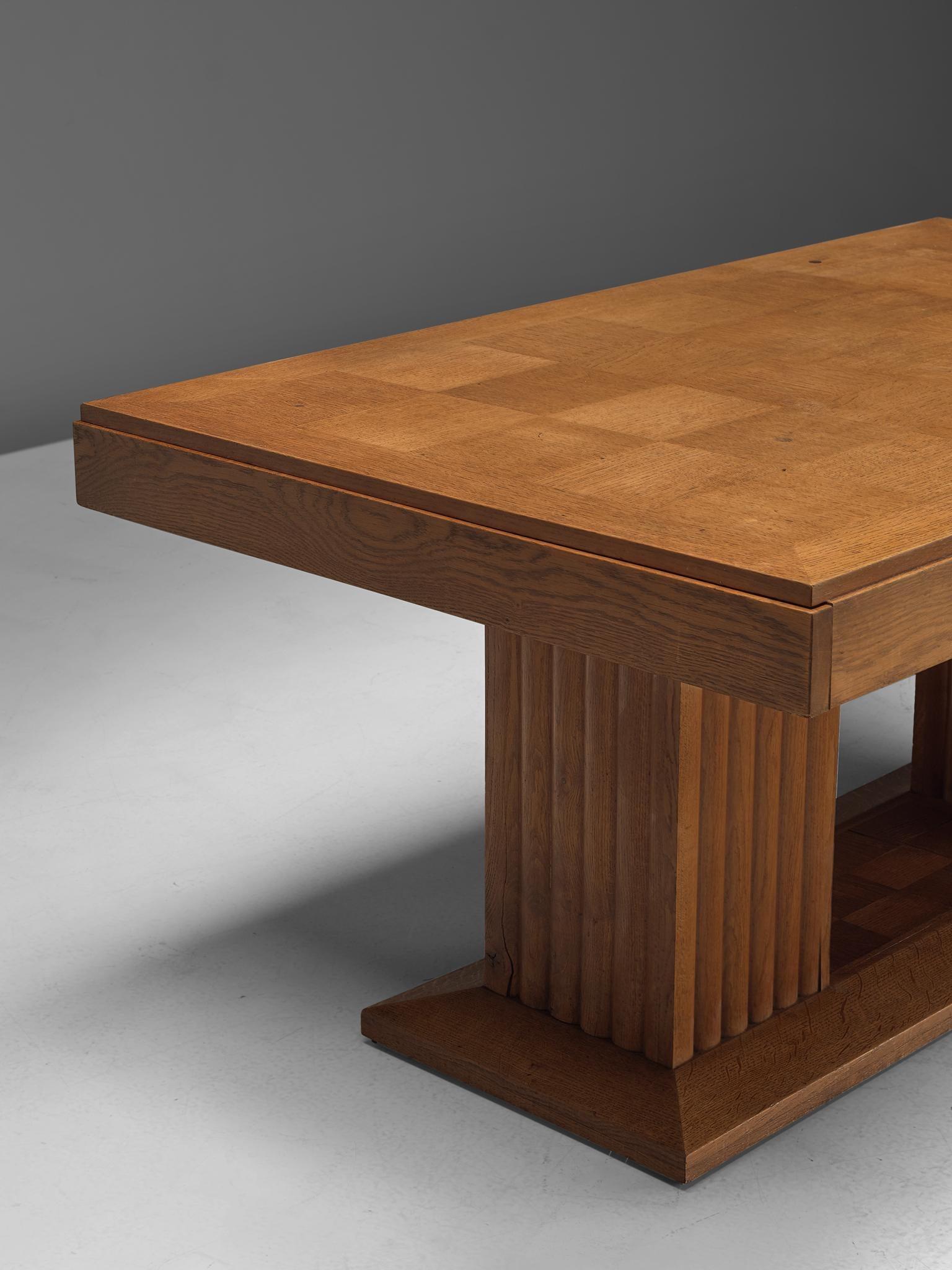 Mid-20th Century Christian Krass Table with Inlayed Top, 1930s