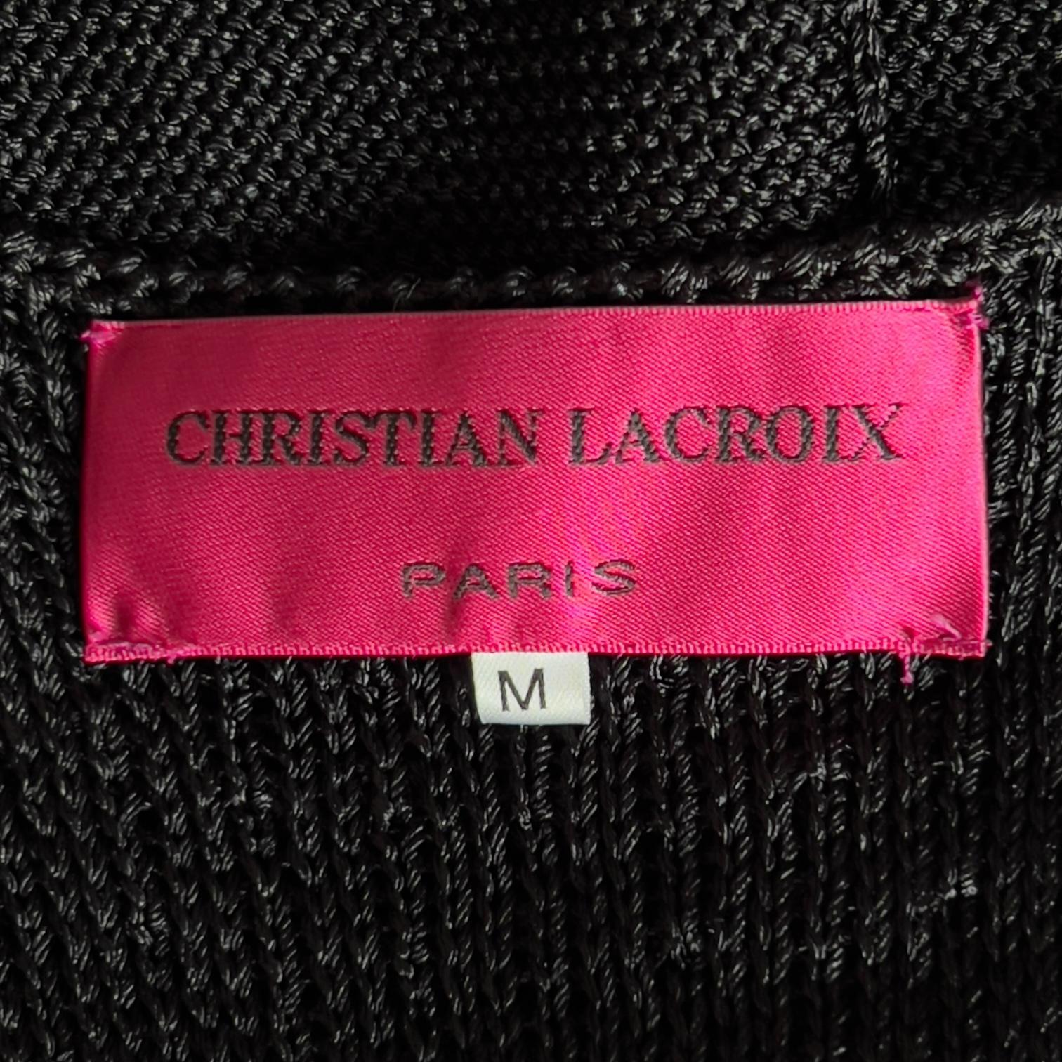 Donna Christian Lacroix, abito anni '90 in maglia con paillettes in vendita
