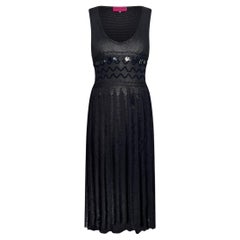 Christian Lacroix 1990s Strickkleid mit Pailletten