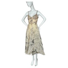 CHRISTIAN LACROIX 2006 Vintage Runway Ad Editorial Silk Fairy Dress