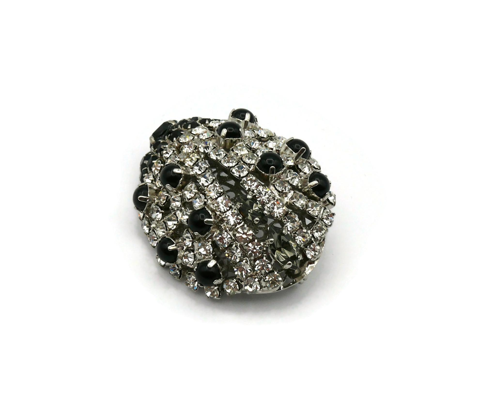 CHRISTIAN LACROIX (Attributed To) Vintage Jewelled Ladybug Brooch For Sale 2
