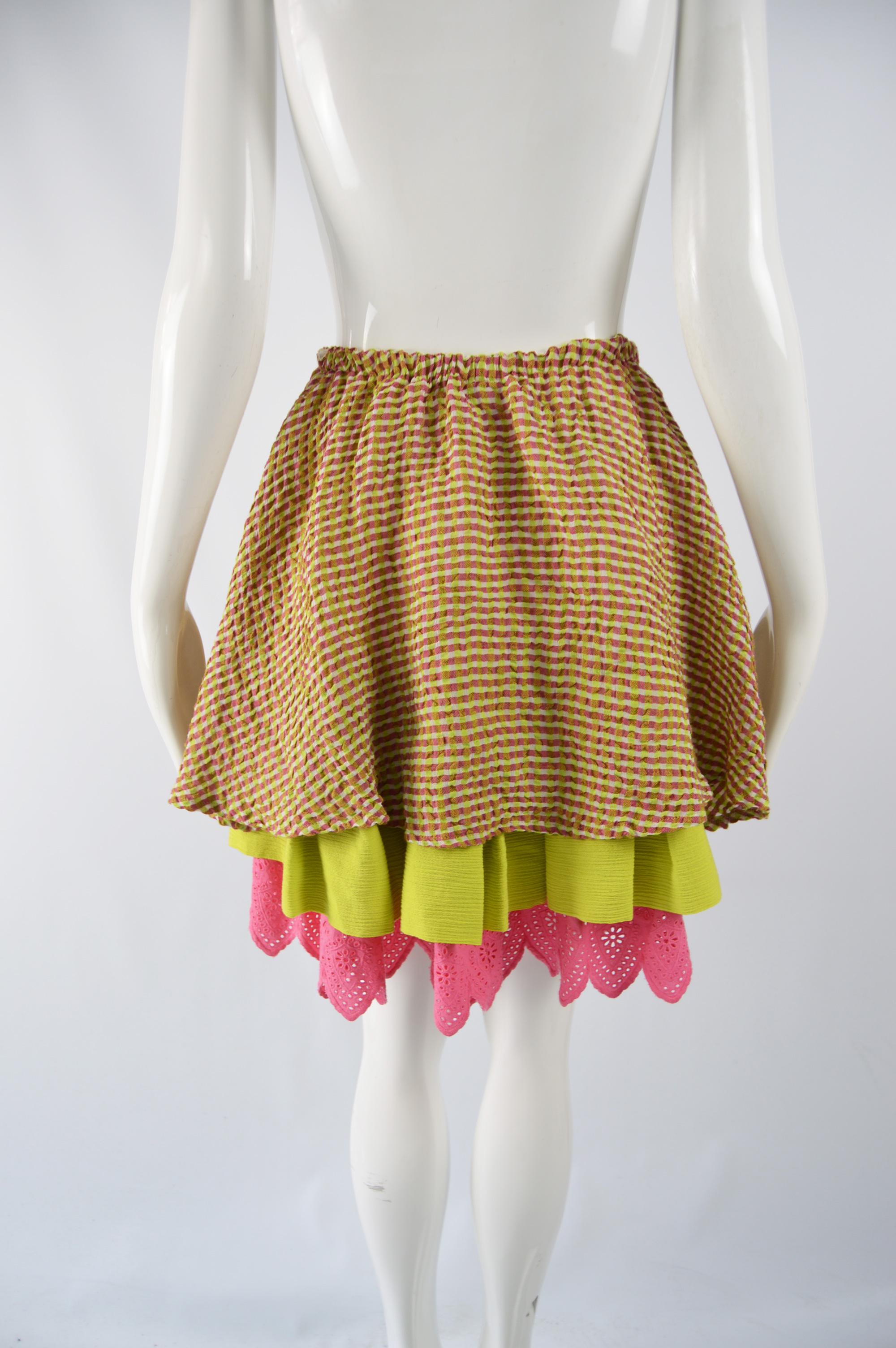 Christian Lacroix Bazar Vintage Mini Skirt In Excellent Condition In Doncaster, South Yorkshire