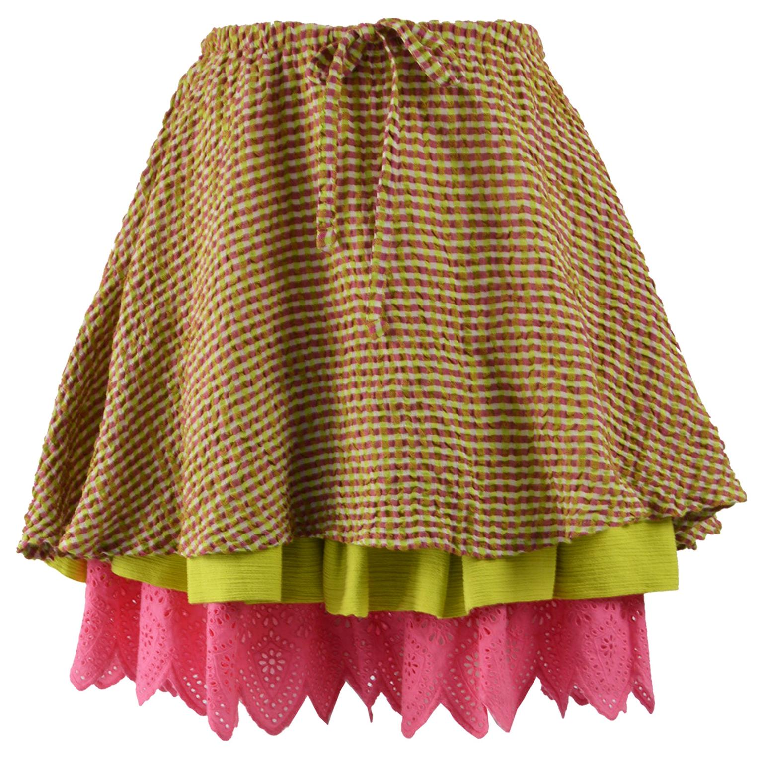 Christian Lacroix Bazar Vintage Mini Skirt