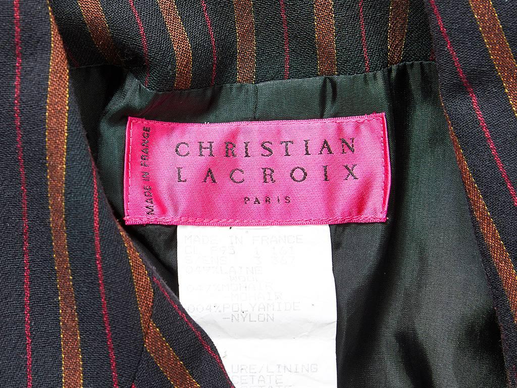 Christian Lacroix Belted Pant Suit 1