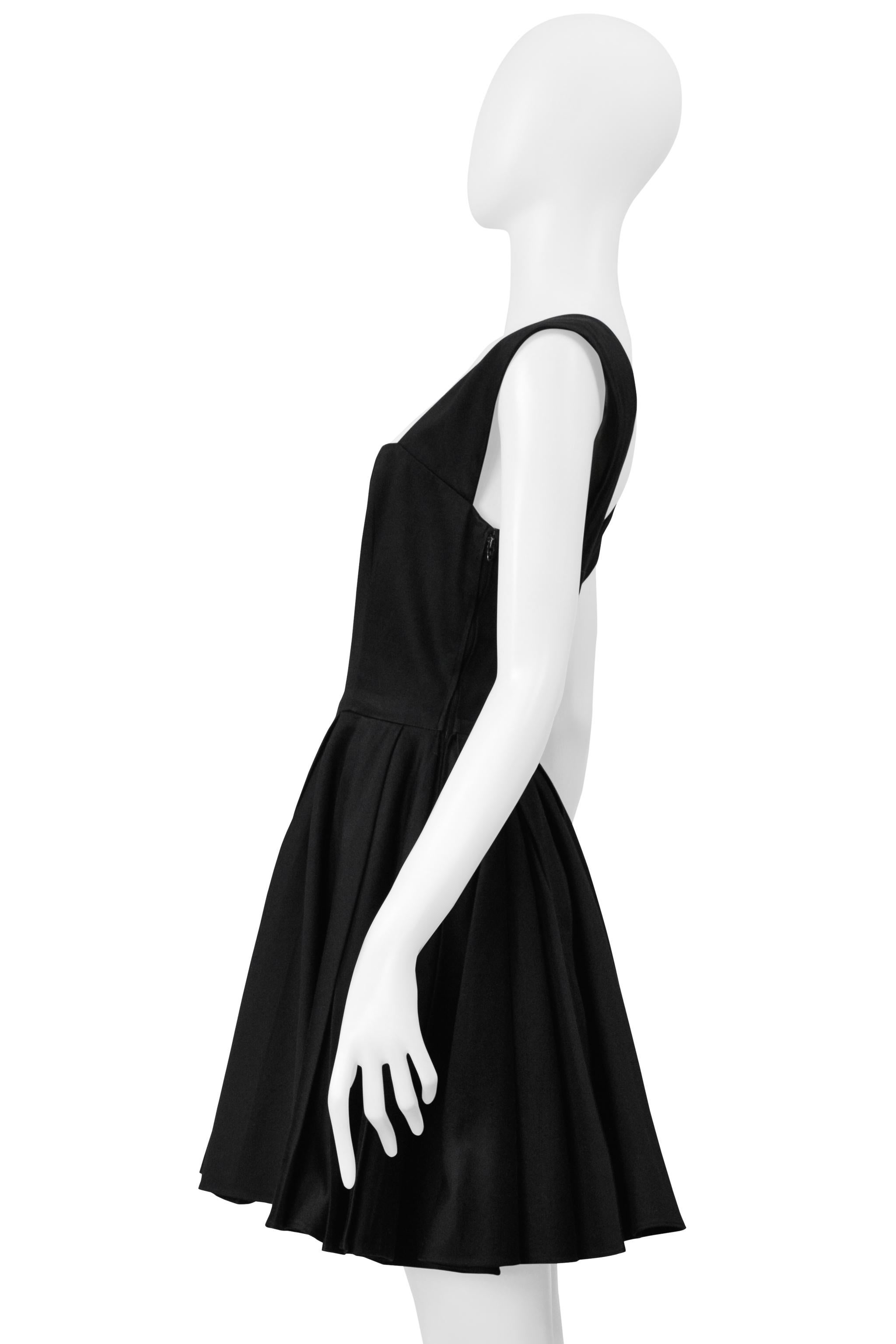 Christian Lacroix Schwarzes Minikleid aus Baumwolle im Zustand „Gut“ im Angebot in Los Angeles, CA