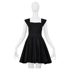 Mini abito in cotone nero di Christian Lacroix