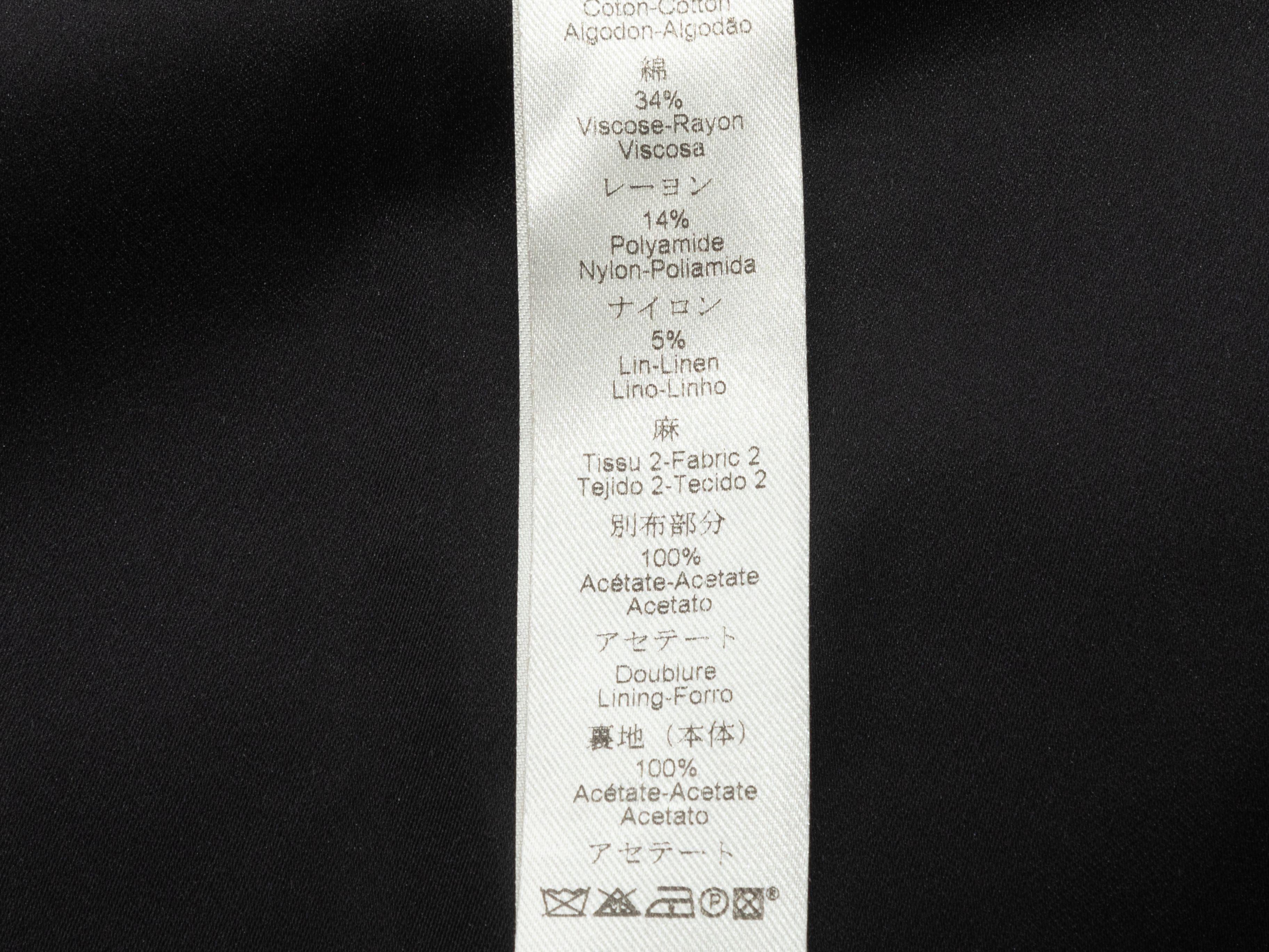 Christian Lacroix Black Tweed Faux Harness Blazer In Good Condition In New York, NY