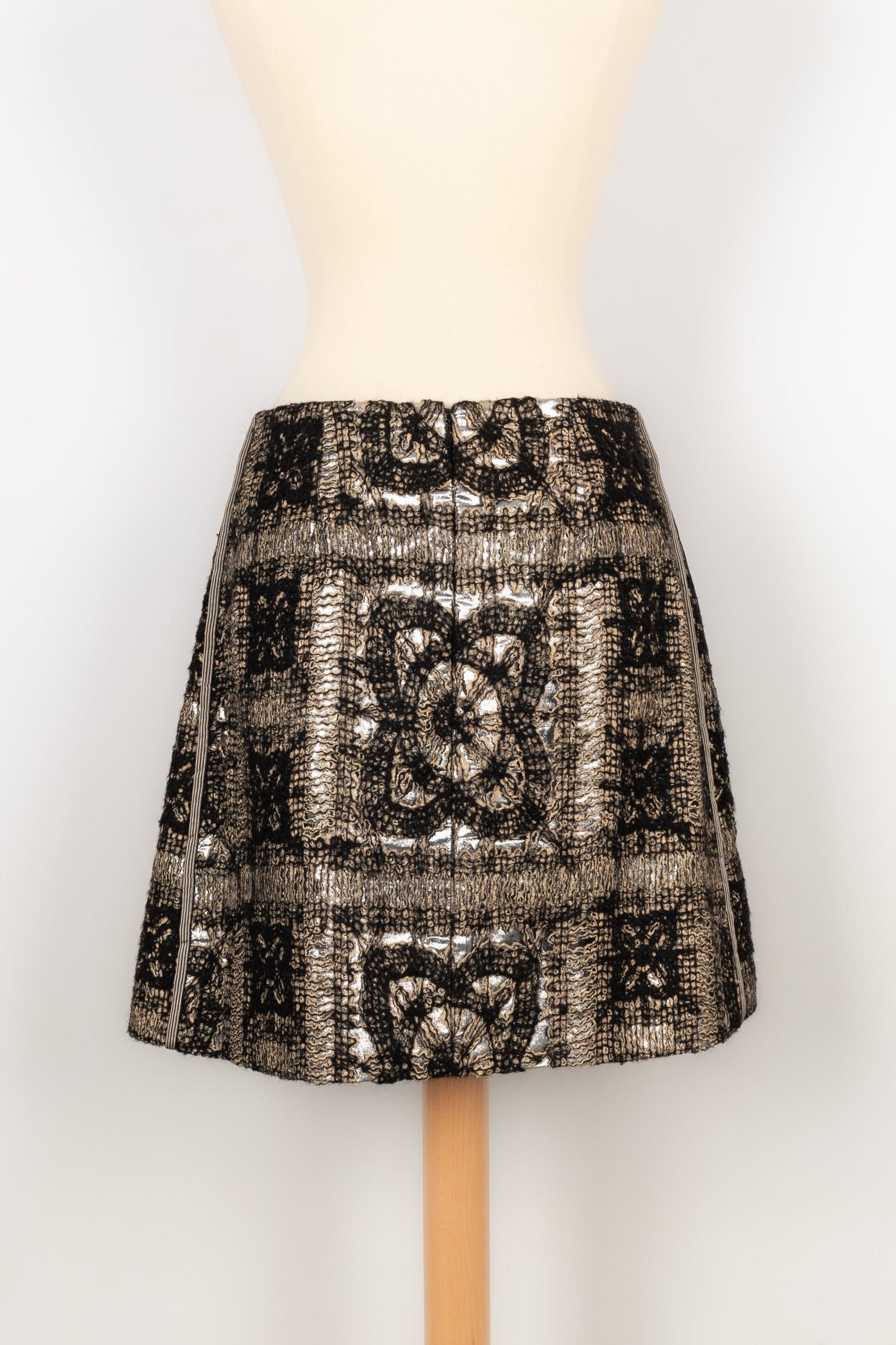 Women's Christian Lacroix Blended Cotton and Mohair Wool Skirt, 2008 For Sale