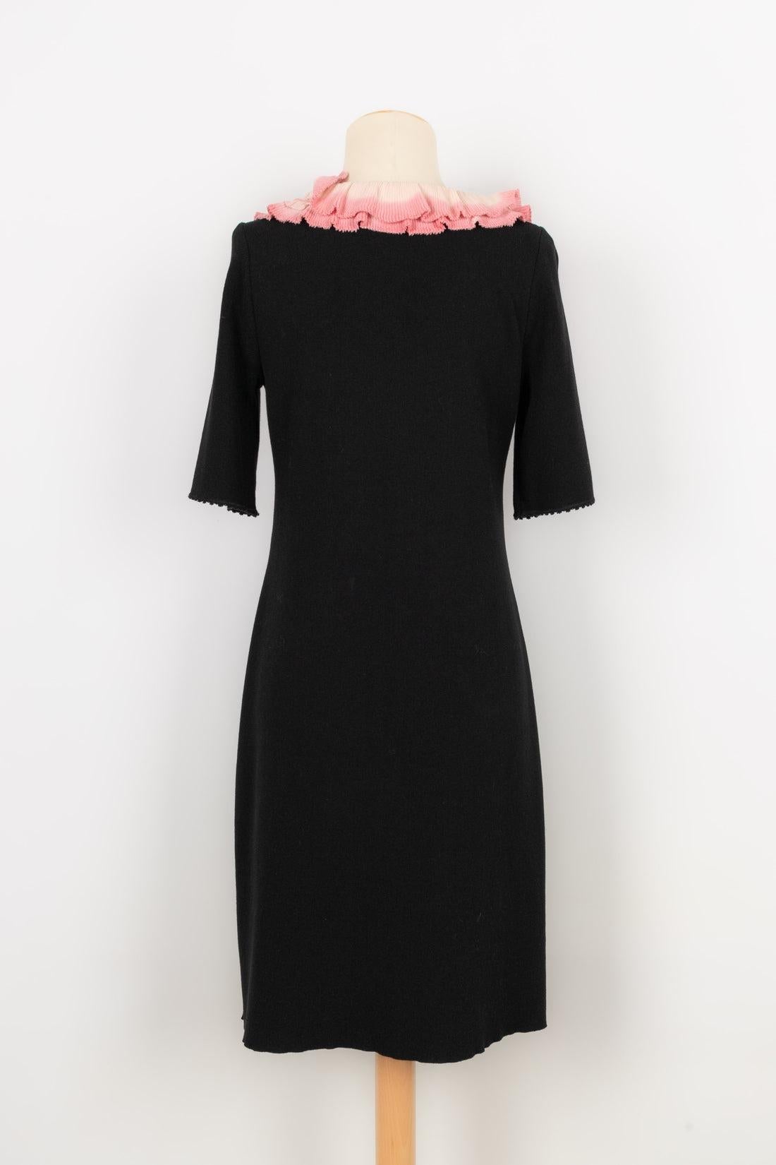Christian Lacroix Blended Cotton Dress In Excellent Condition For Sale In SAINT-OUEN-SUR-SEINE, FR