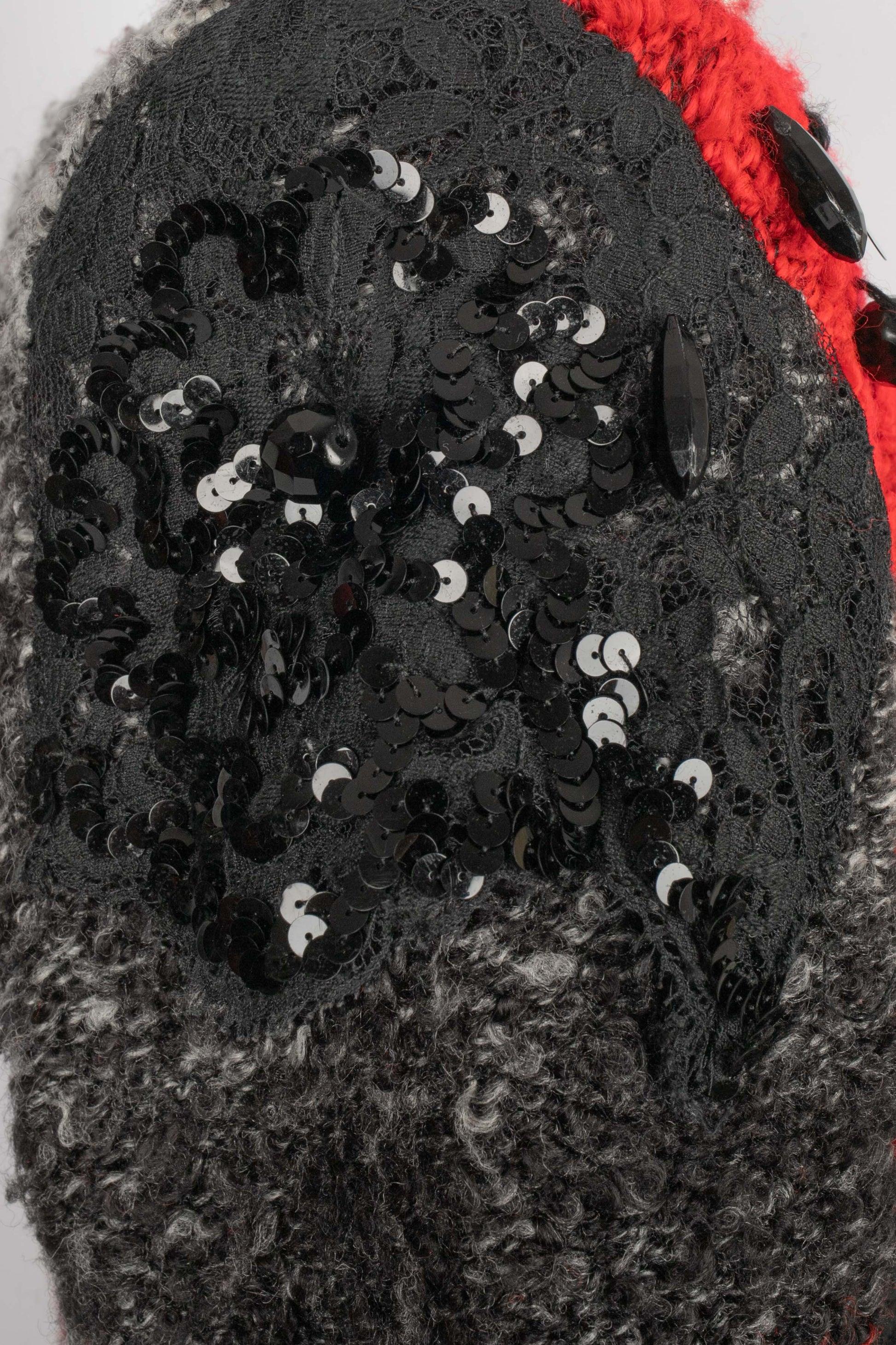 Donna Christian Lacroix Top a maniche lunghe in misto lana in vendita