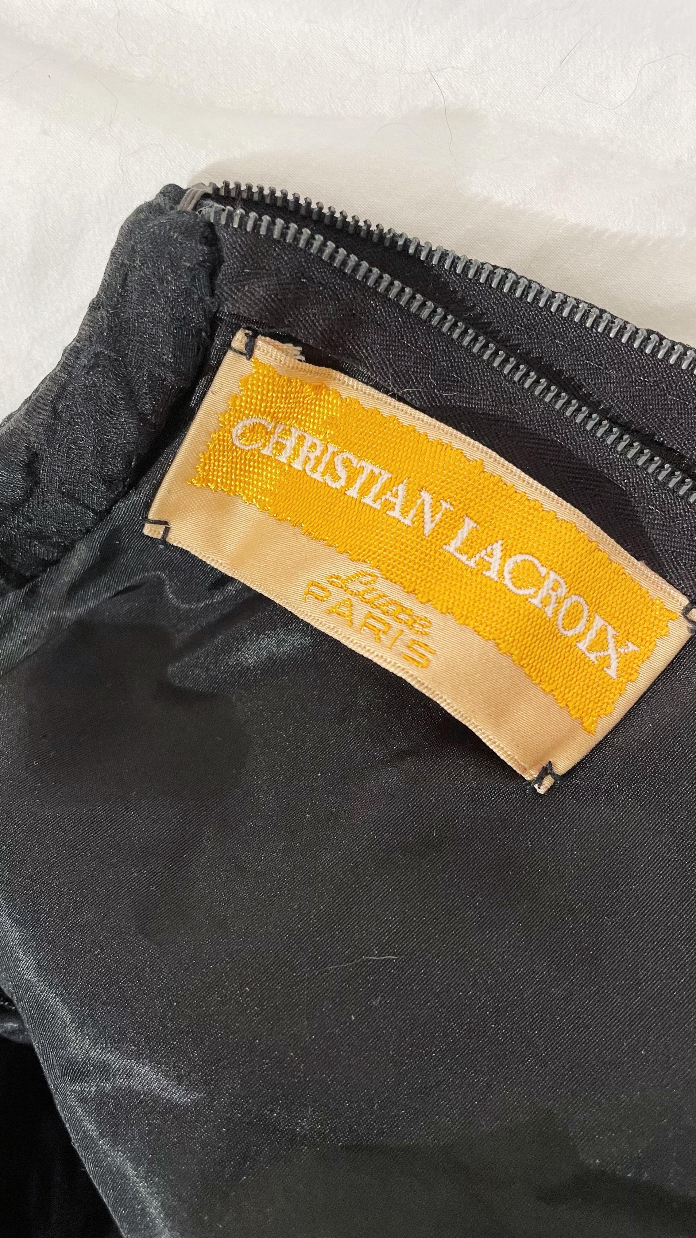 Christian Lacroix Schleifenarmbandkleid im Angebot 4
