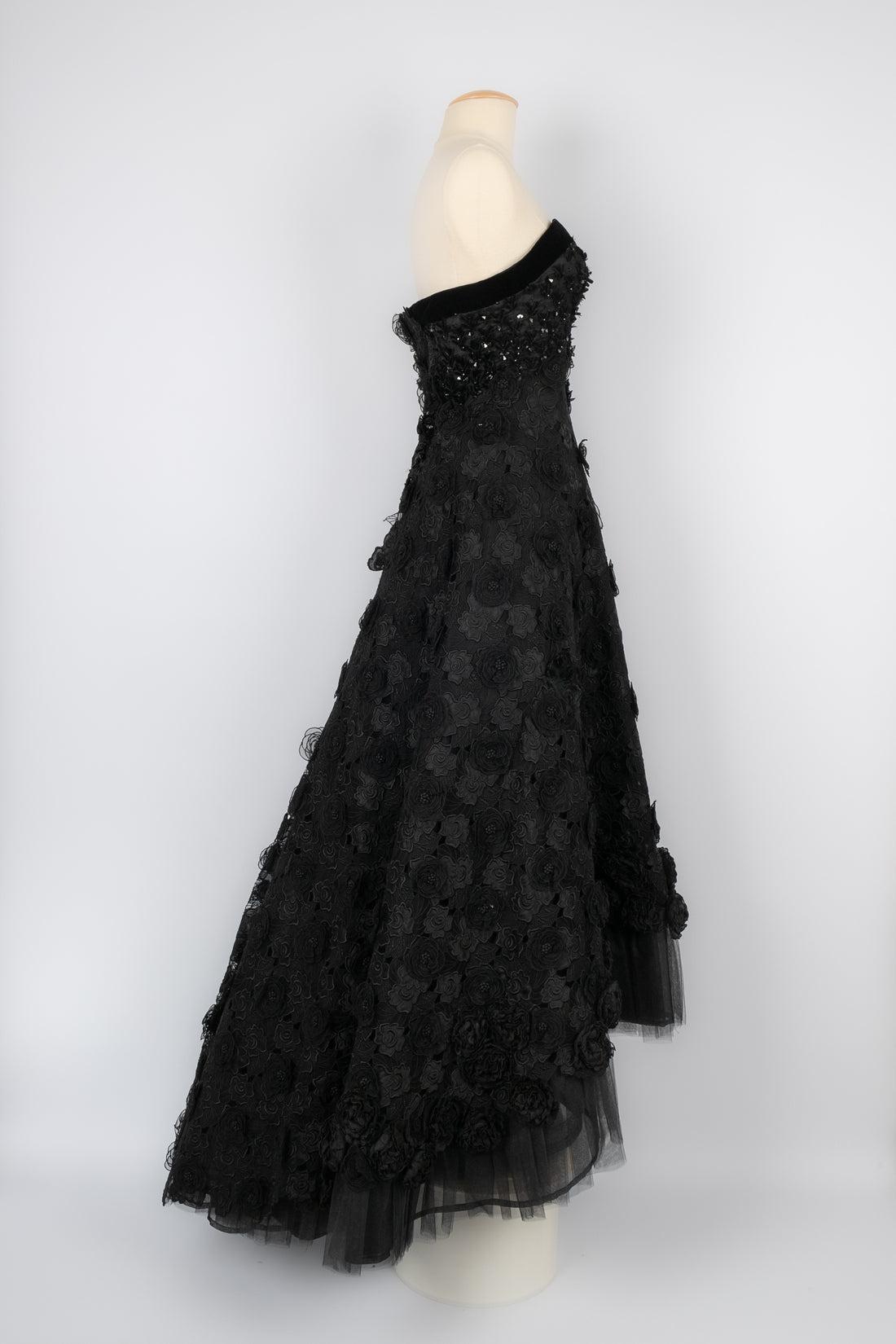Christian Lacroix Bustier Dress Haute Couture In Excellent Condition In SAINT-OUEN-SUR-SEINE, FR