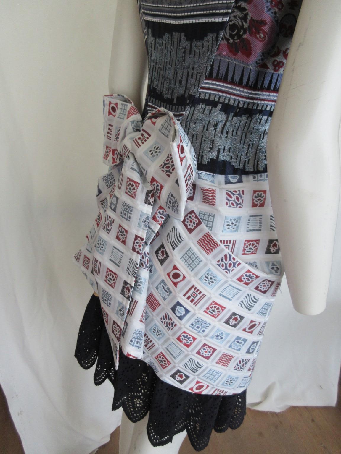 Christian Lacroix Bustier Dress with Bow at Back Small For Sale 2