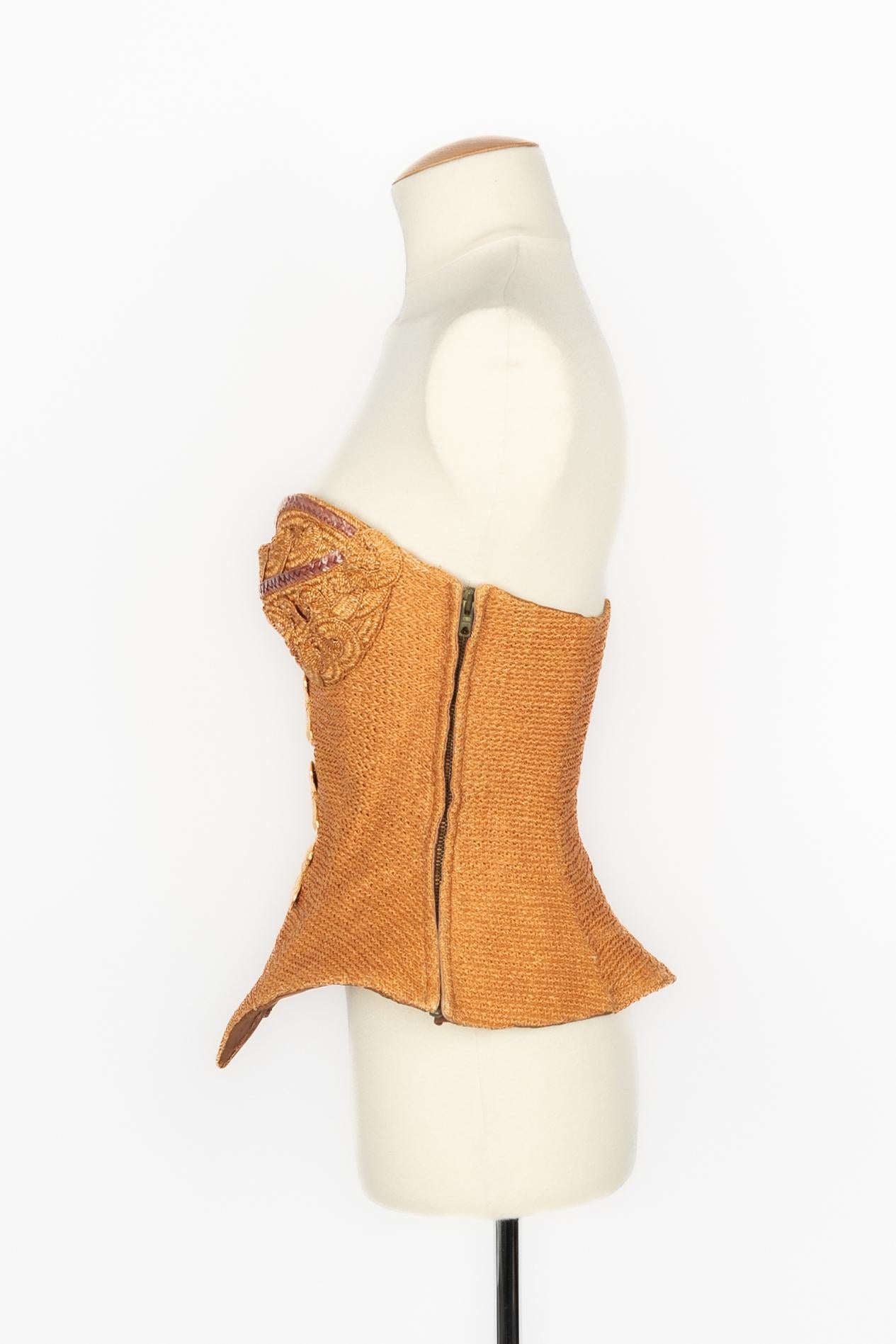 Women's Christian Lacroix bustier top Summer 1993