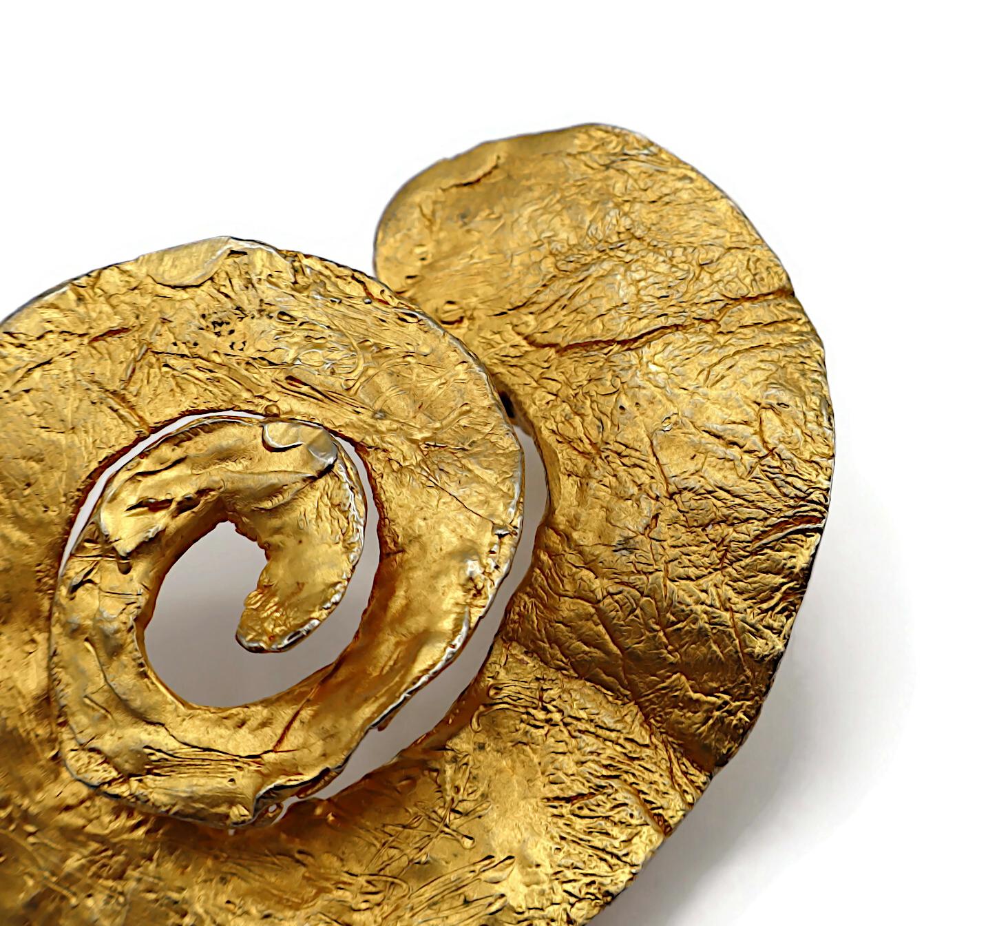 CHRISTIAN LACROIX by CHRISTIANE BILLET Vintage Massive Clip-On Earrings For Sale 12